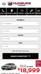 Mobile Screenshot of hudiburgnissan.com